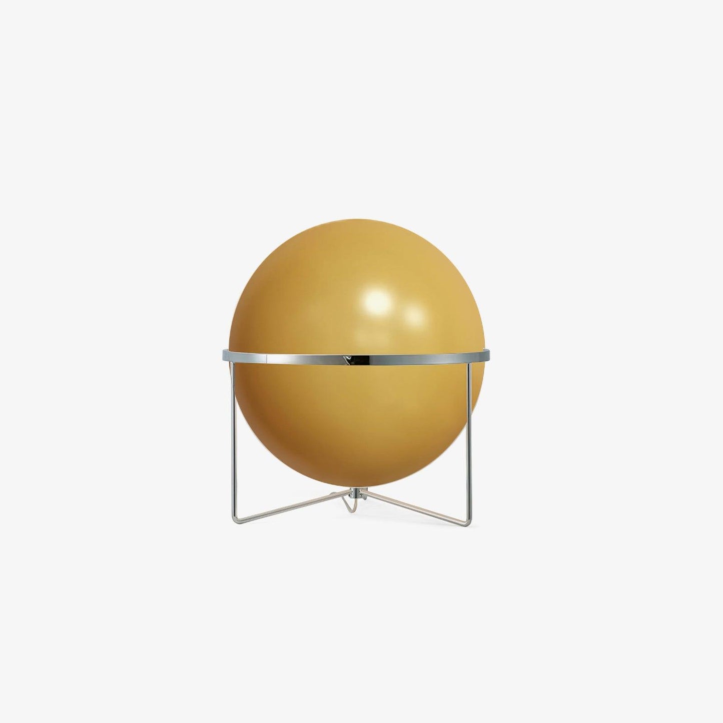 Yolk Table Lamp | Mid Century Modern Design | Silver Finish