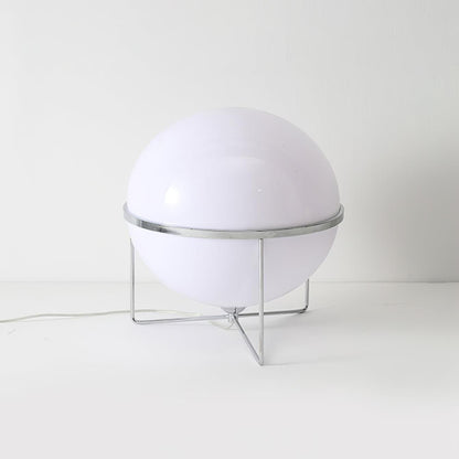 Yolk Table Lamp | Mid Century Modern Design | Silver Finish