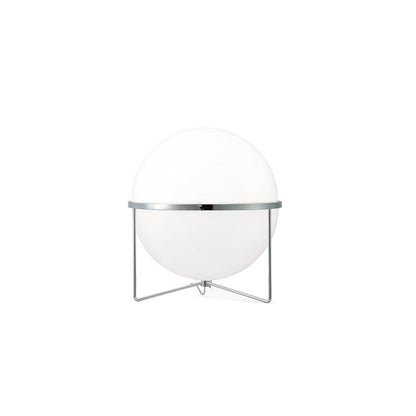 Yolk Table Lamp | Mid Century Modern Design | Silver Finish