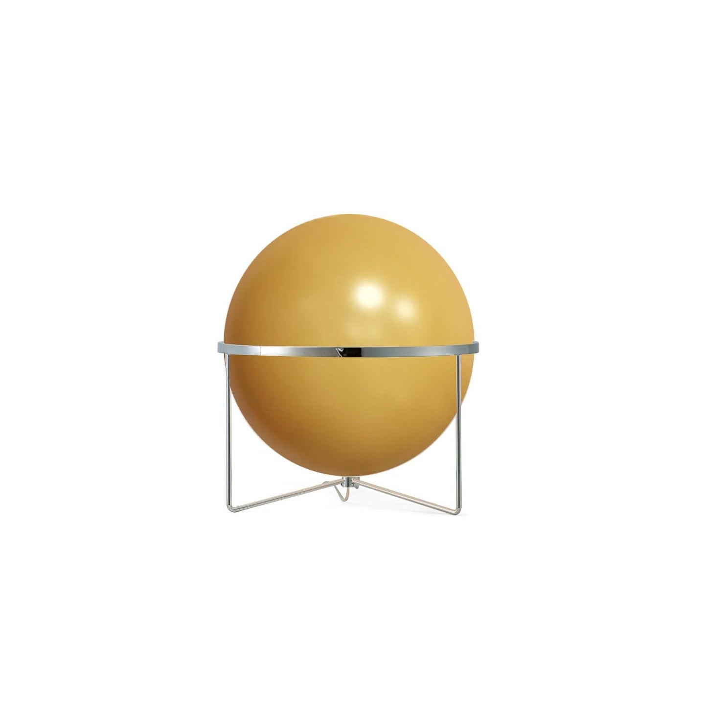 Yolk Table Lamp | Mid Century Modern Design | Silver Finish