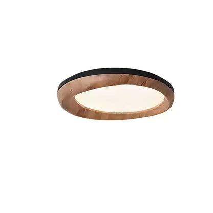 Wood Ceiling Light | Integrated LED | Multiple Sizes Available
