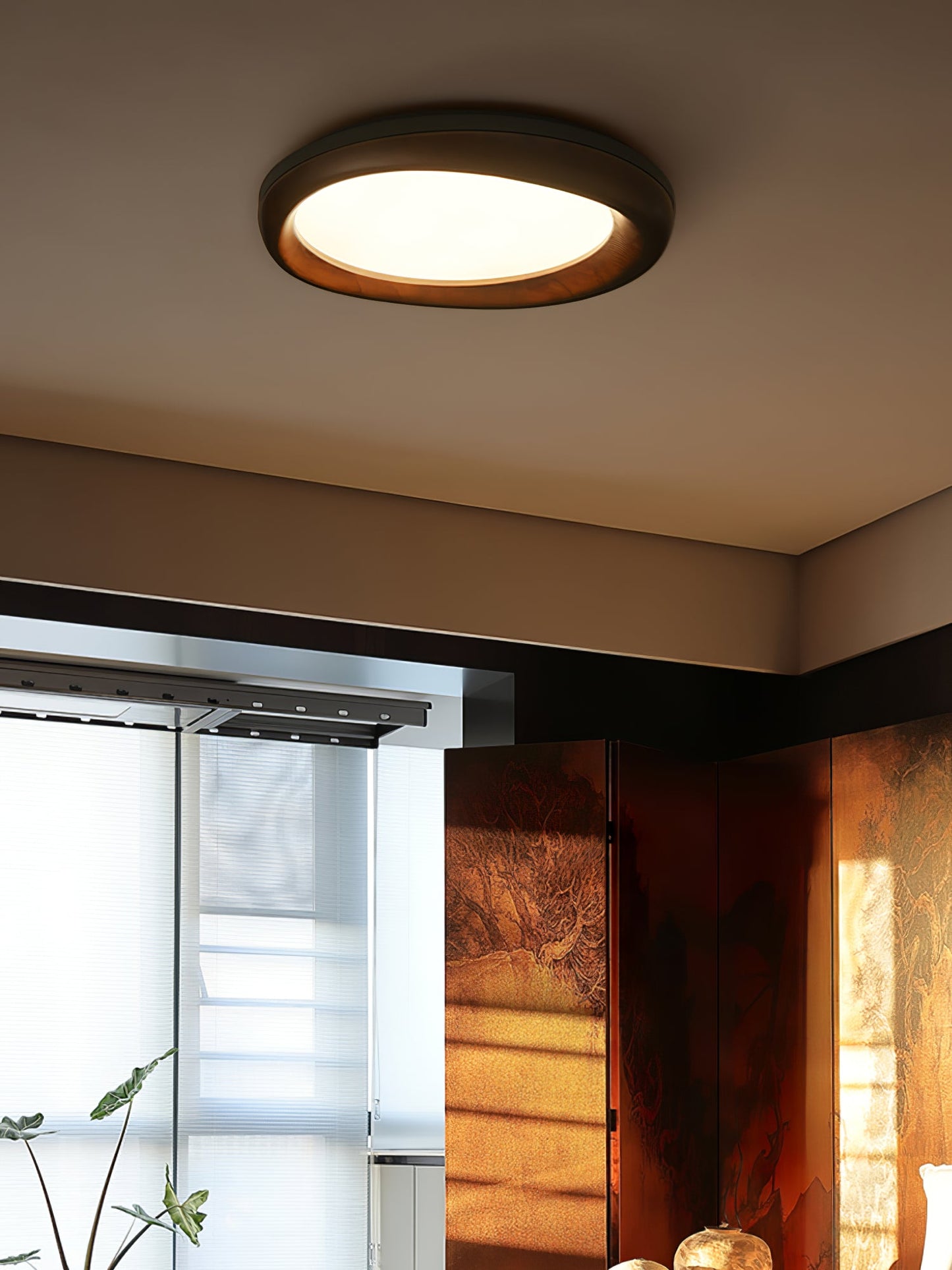 Wood Ceiling Light | Integrated LED | Multiple Sizes Available