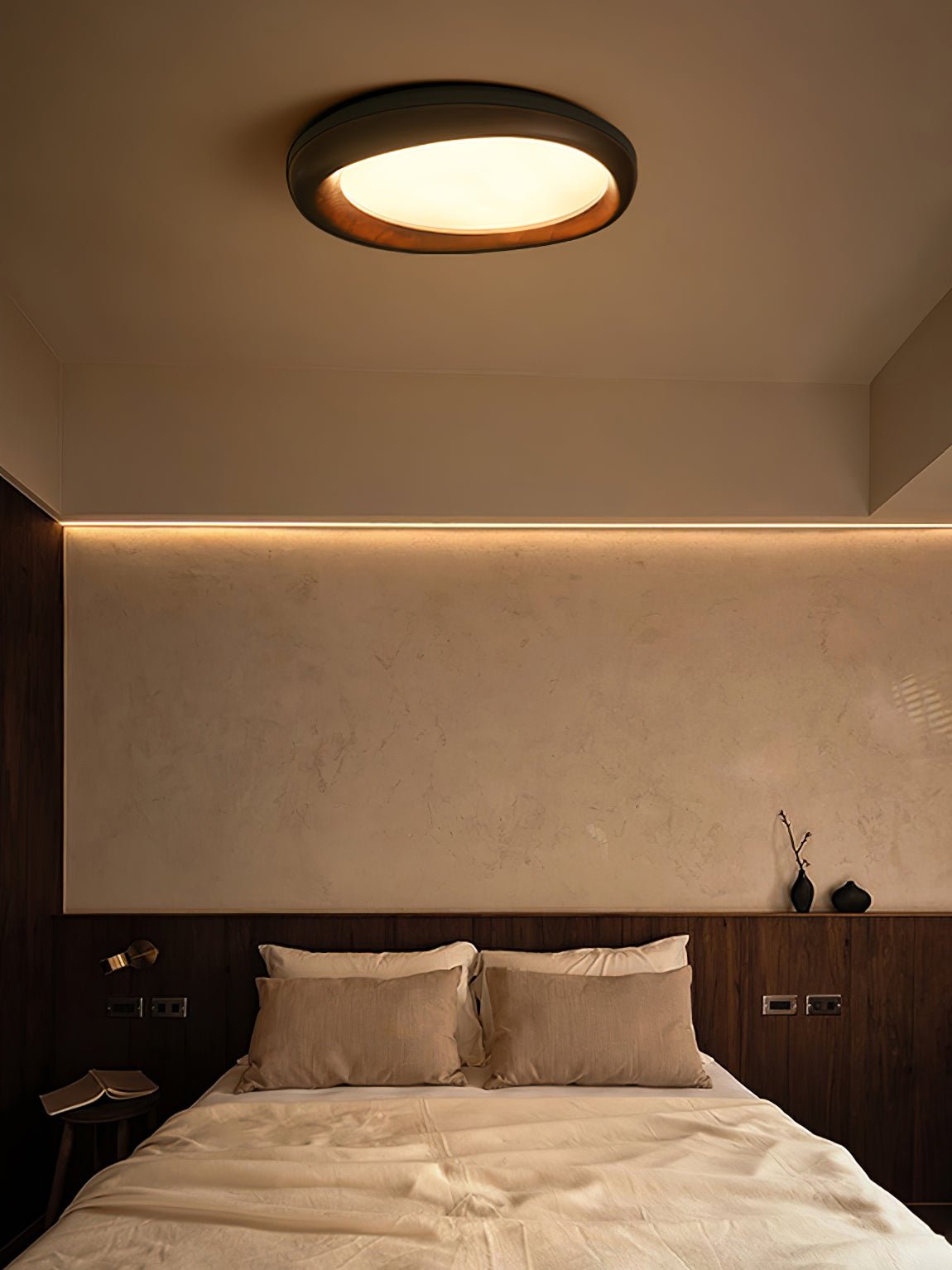 Wood Ceiling Light | Integrated LED | Multiple Sizes Available