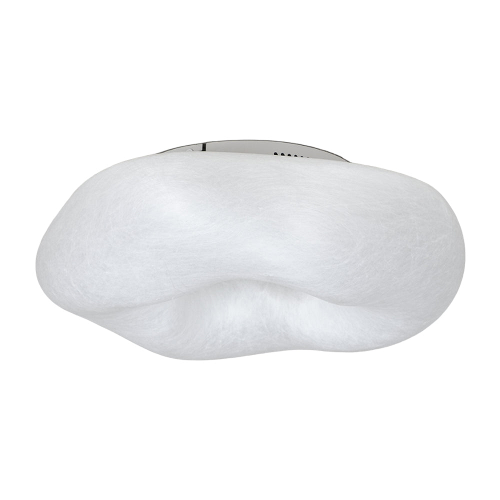 Silk Ceiling Lamp | Natural Mulberry Silk | 50cm Diameter