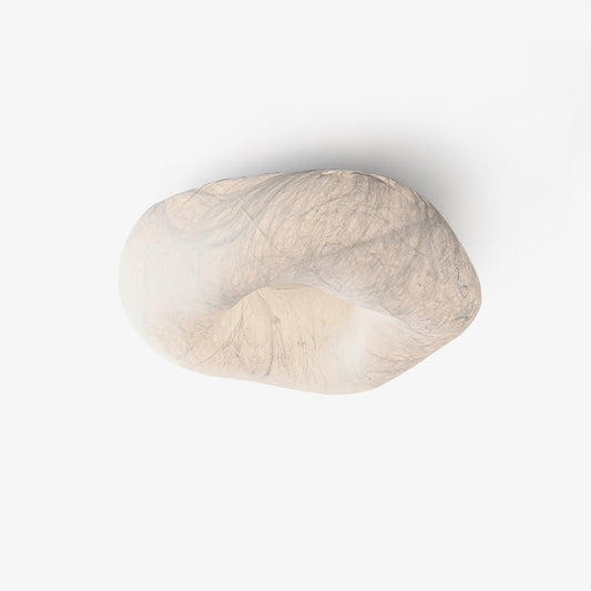 Silk Ceiling Lamp | Natural Mulberry Silk | 50cm Diameter
