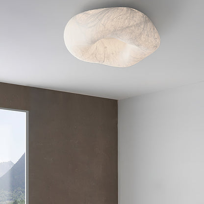 Silk Ceiling Lamp | Natural Mulberry Silk | 50cm Diameter