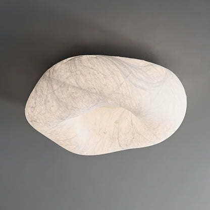 Silk Ceiling Lamp | Natural Mulberry Silk | 50cm Diameter