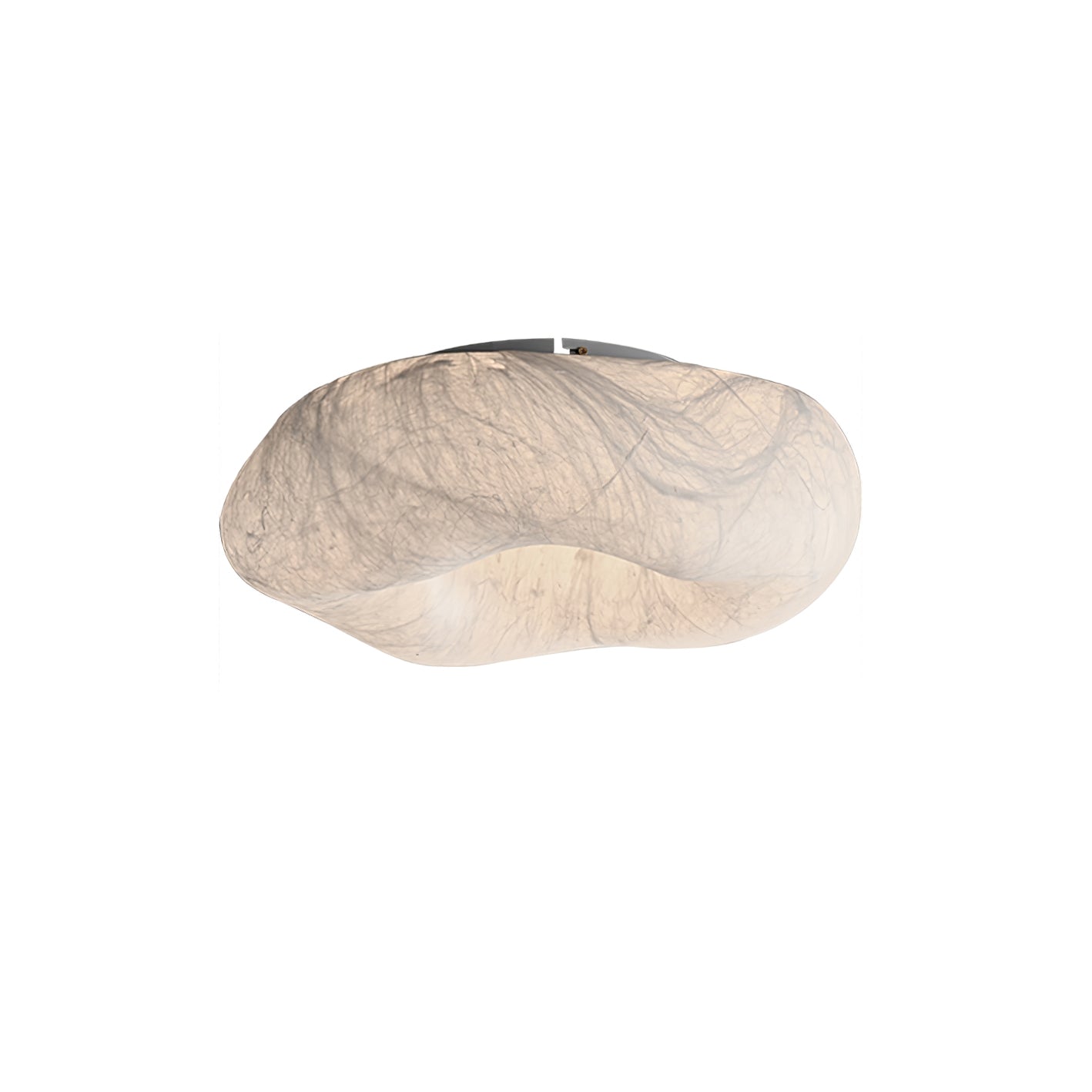 Silk Ceiling Lamp | Natural Mulberry Silk | 50cm Diameter