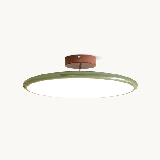 Zayn Ceiling Lamp | Metal & Acrylic | White, Green, Brown, Beige