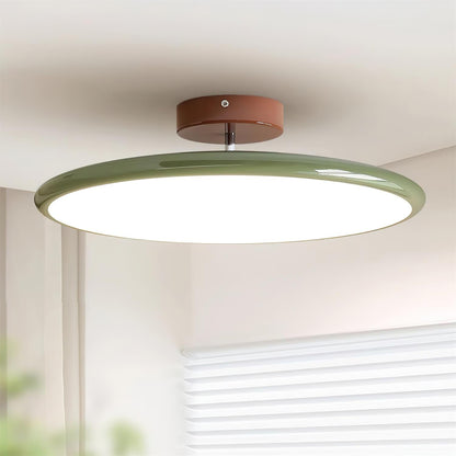 Zayn Ceiling Lamp | Metal & Acrylic | White, Green, Brown, Beige