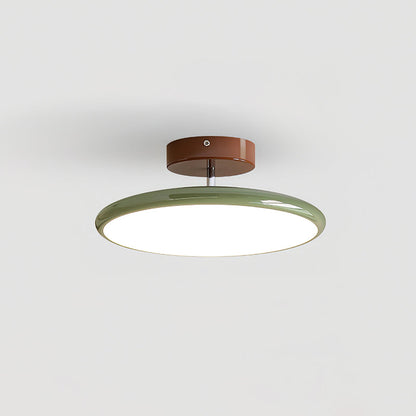 Zayn Ceiling Lamp | Metal & Acrylic | White, Green, Brown, Beige