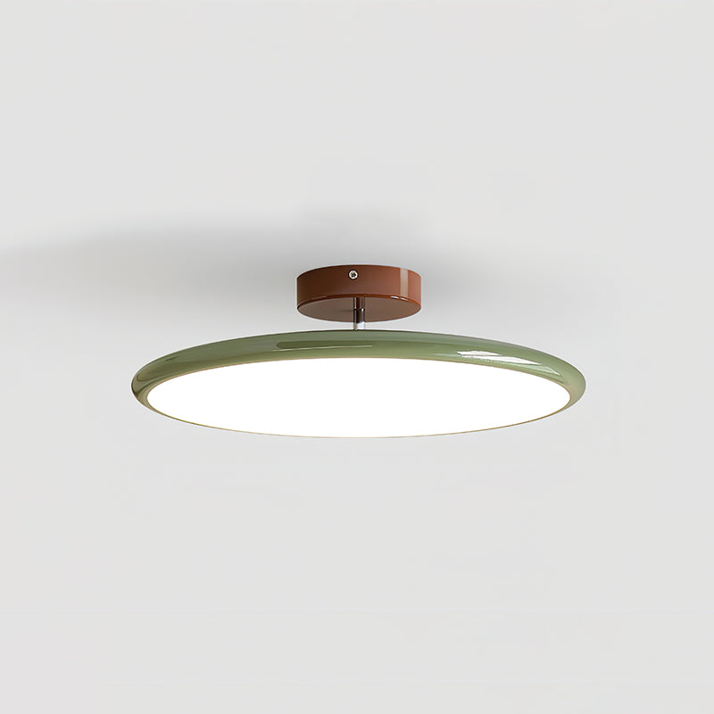 Zayn Ceiling Lamp | Metal & Acrylic | White, Green, Brown, Beige