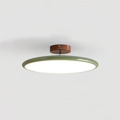Zayn Ceiling Lamp | Metal & Acrylic | White, Green, Brown, Beige