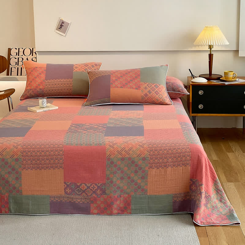 Vintage Double Layer Coverlet | 100% Organic Cotton | Twin Size