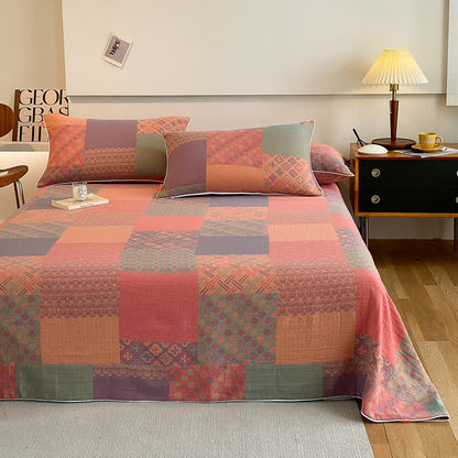 Vintage Double Layer Coverlet | 100% Organic Cotton | Twin Size