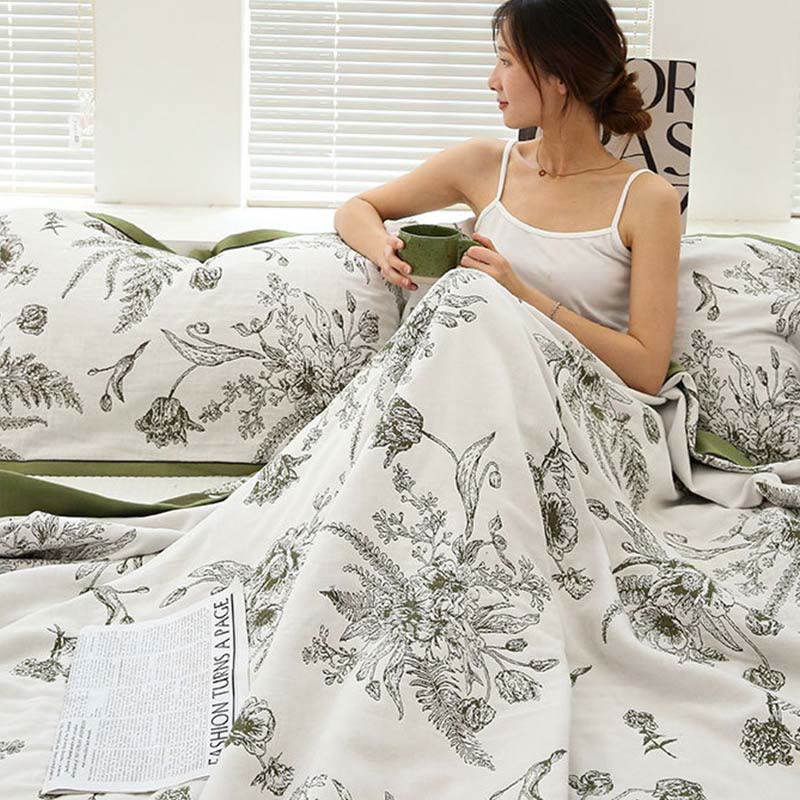 Reversible Cotton Quilt | Organic Cotton | Full/Queen/King Sizes