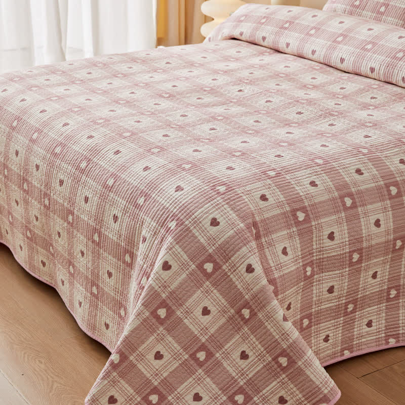 Cotton Quilted Bedding Set | Eco-Friendly & Breathable | 3-Piece Set