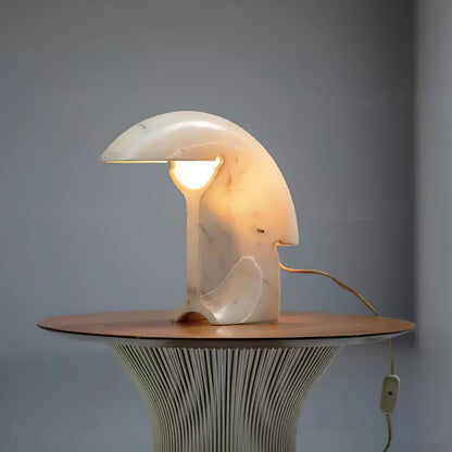 Elios Marble Table Lamp | Marble | White