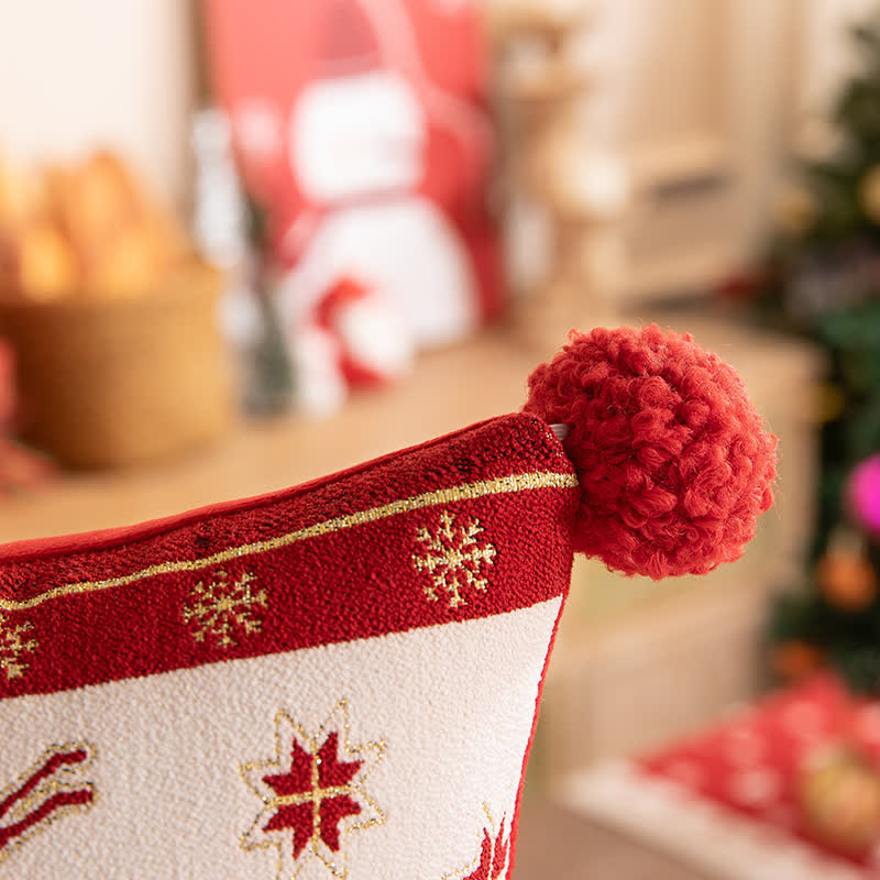 Christmas Tree Tassel Table Runner | Polyester | 14" x 55" to 14" x 118" Options