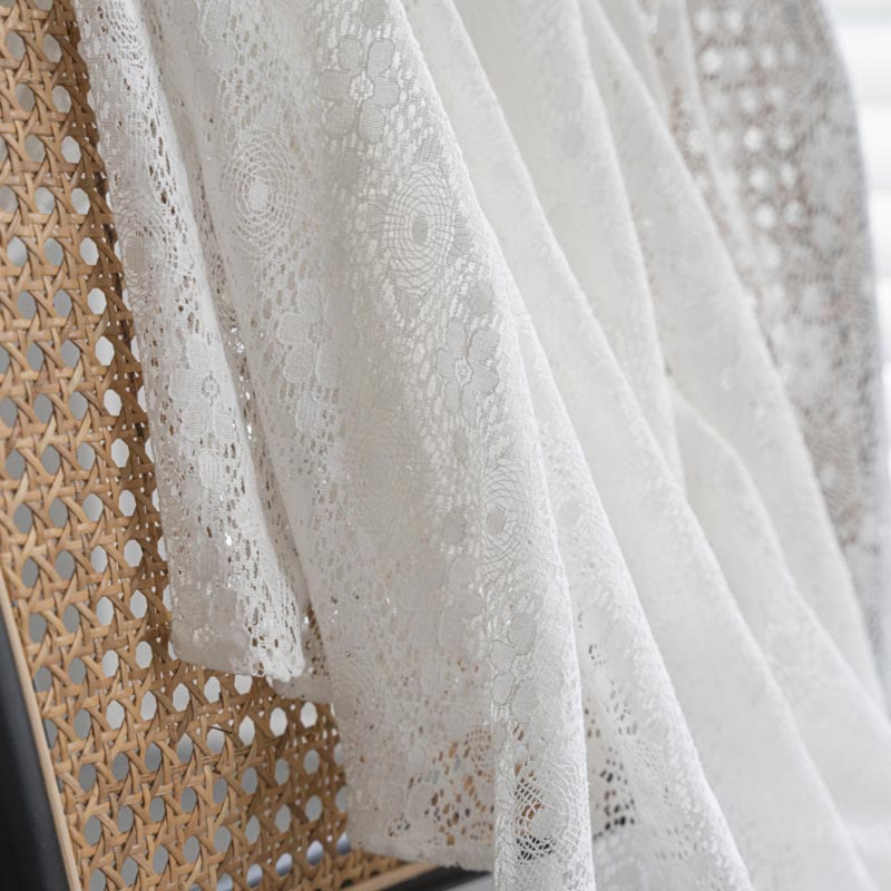 Jacquard Flower Curtain | Polyester | 1 Piece