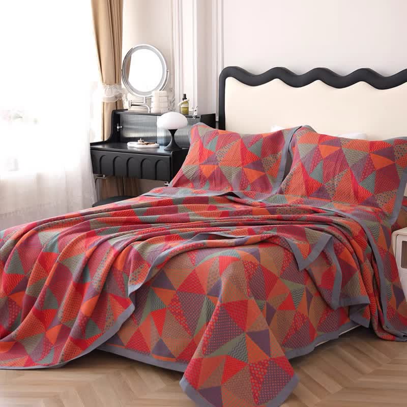 Organic Cotton Quilt | Reversible & Eco-Friendly | Full, Queen, King Sizes