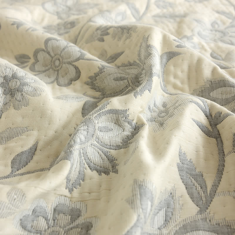 Cotton Gauze Summer Quilt | 100% Organic Cotton | Queen Size with Optional Pillowcases