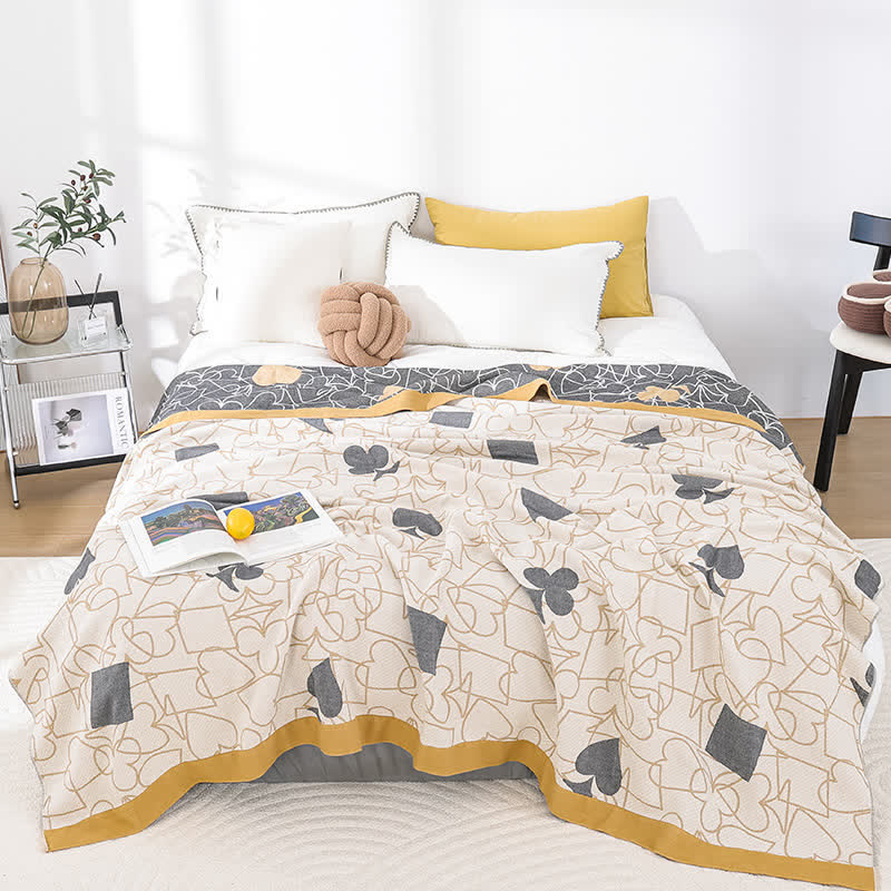 Cotton Gauze Sofa Blanket | Lightweight & Soft | 59"x79" or 79"x90"
