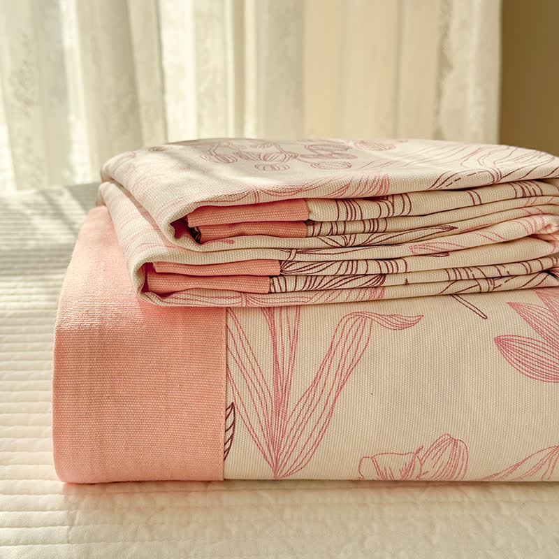Pure Cotton Coverlet | Eco-Friendly | Available in Full, Queen, King Sizes