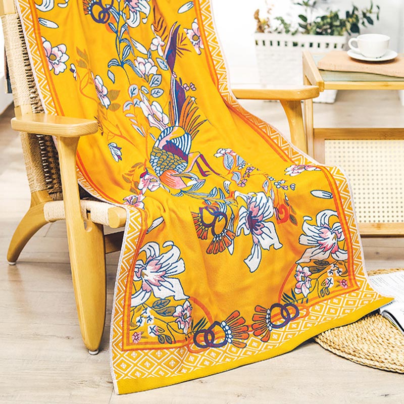 Cotton Bath Towel | Reversible Design | 80cm x 160cm