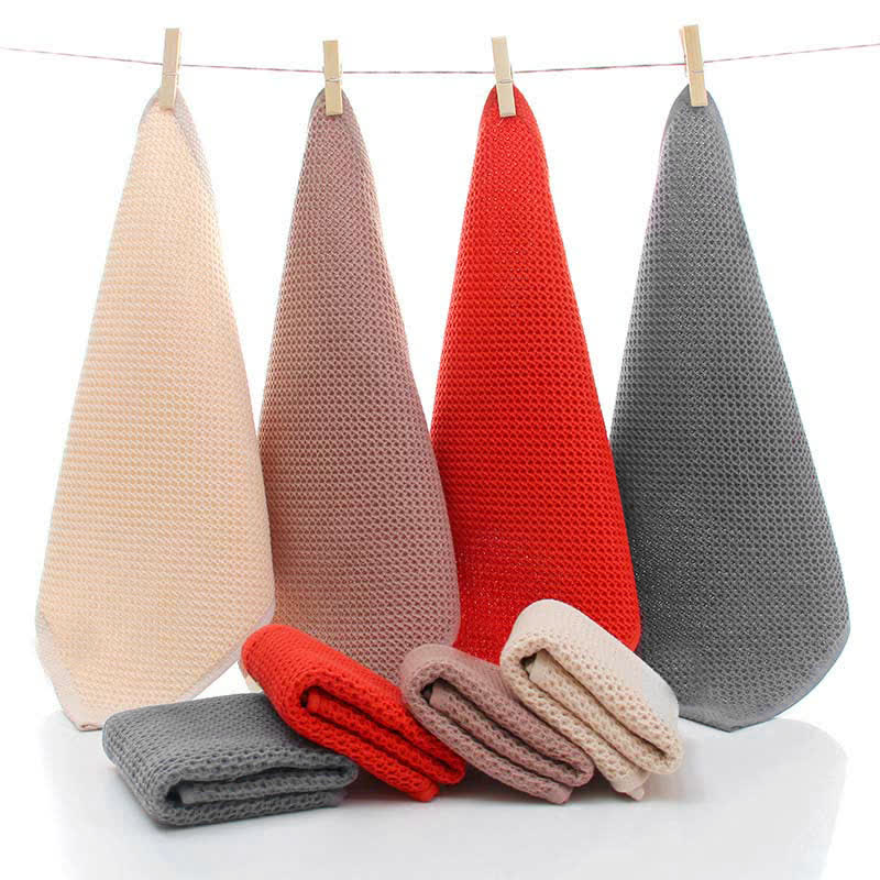 Cotton Towel Set | Honeycomb Weave | 3-Pack