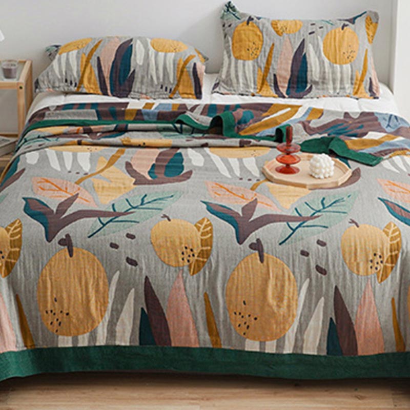 Reversible Cotton Quilt | Lightweight & Breathable | Full/King Size