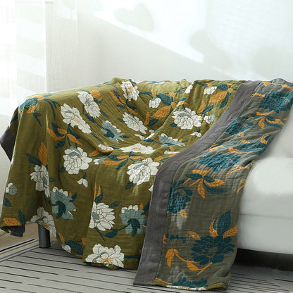 Cotton Reversible Blanket | Soft & Durable | 59"x79"