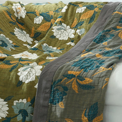 Cotton Reversible Blanket | Soft & Durable | 59"x79"