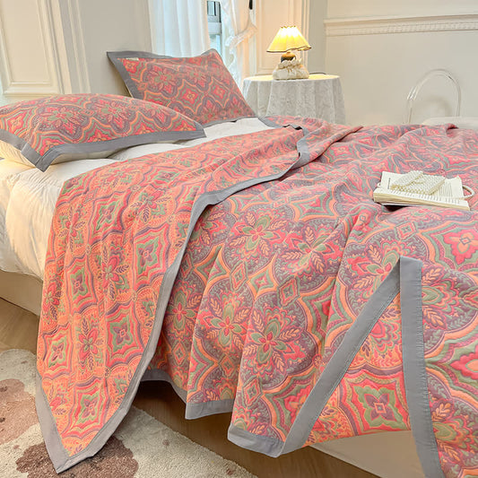 Pure Cotton Summer Quilt | Lightweight & Breathable | Available in Full, Queen, King Sizes