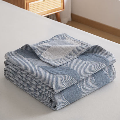 Summer Quilt | Pure Cotton | Zigzag Print | Full/Queen Size