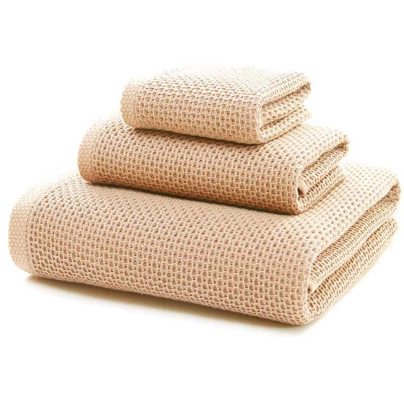 Cotton Towel Set | Honeycomb Weave | 3-Pack