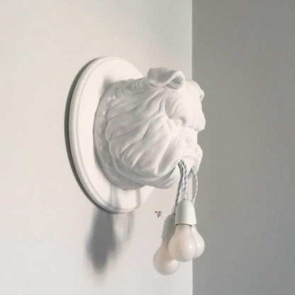 Amsterdam Wall Sconce | Resin & Metal | Matte Grey/White/Black