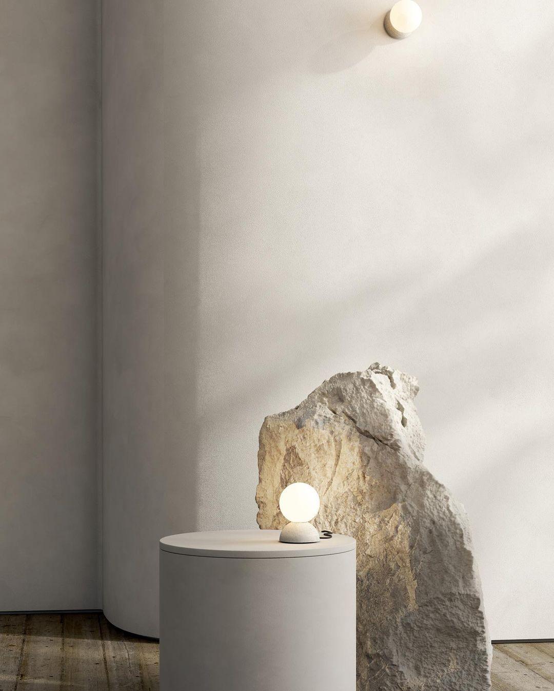 Origo Wall Lamp | Concrete & Opal Glass | Set of 2
