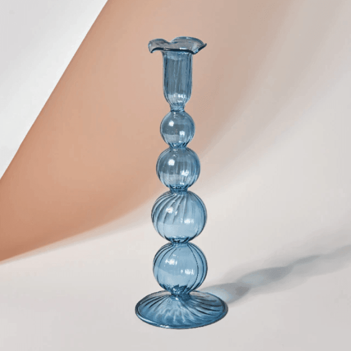 Glass Candle Holders | Borosilicate Glass | Various Colors