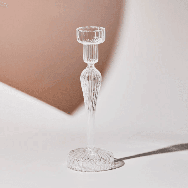 Glass Candle Holders | Borosilicate Glass | Various Colors