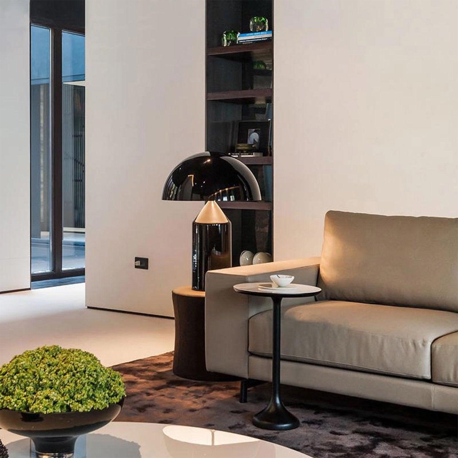 Atollo Table Lamp | Metal | Black, White, Copper | 25cm & 35cm