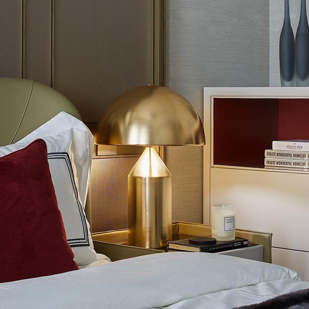 Atollo Table Lamp | Metal | Black, White, Copper | 25cm & 35cm