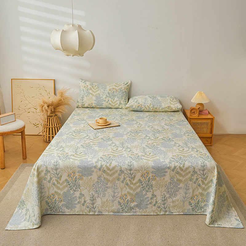 Floral Coverlet Set | Pure Cotton | 3-Piece Set