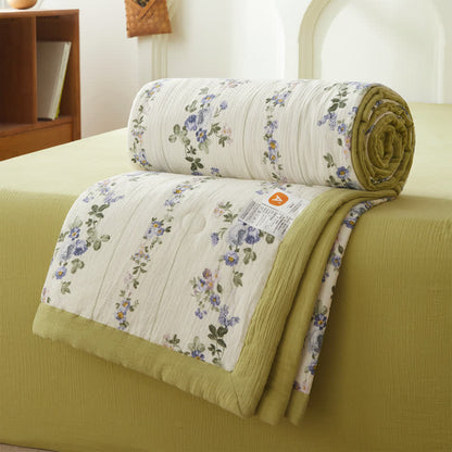 Cotton Gauze Quilt Set | Organic Cotton | Full/Queen Size with Pillowcases
