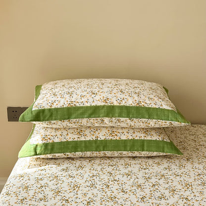 Cotton Floral Coverlet | Breathable & Eco-Friendly | Full, Queen, King Sizes