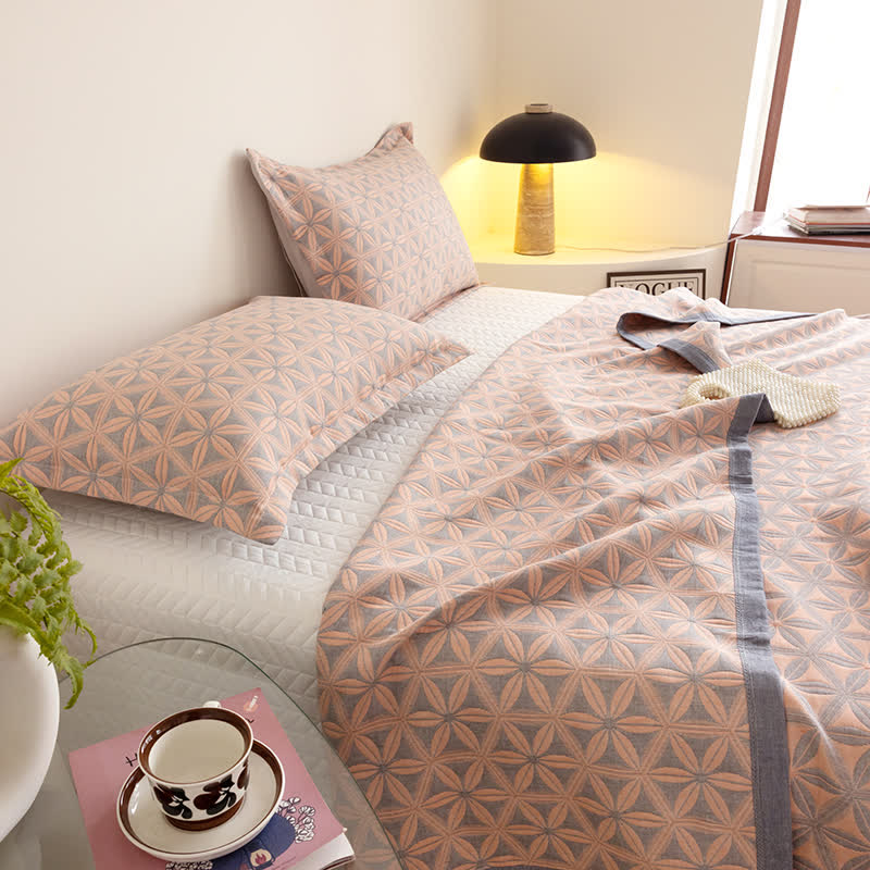 Cotton Gauze Quilt Set | Organic Cotton | Queen Size with 2 Pillowcases