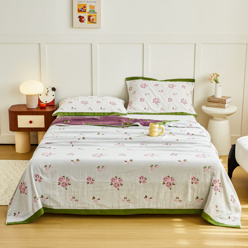 Cotton Gauze Quilt Set | 100% Organic Cotton | Full/Queen Size