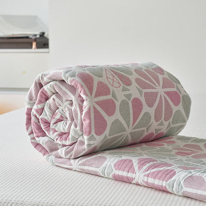 Floral Summer Quilt | 100% Organic Cotton | Full/Queen Size