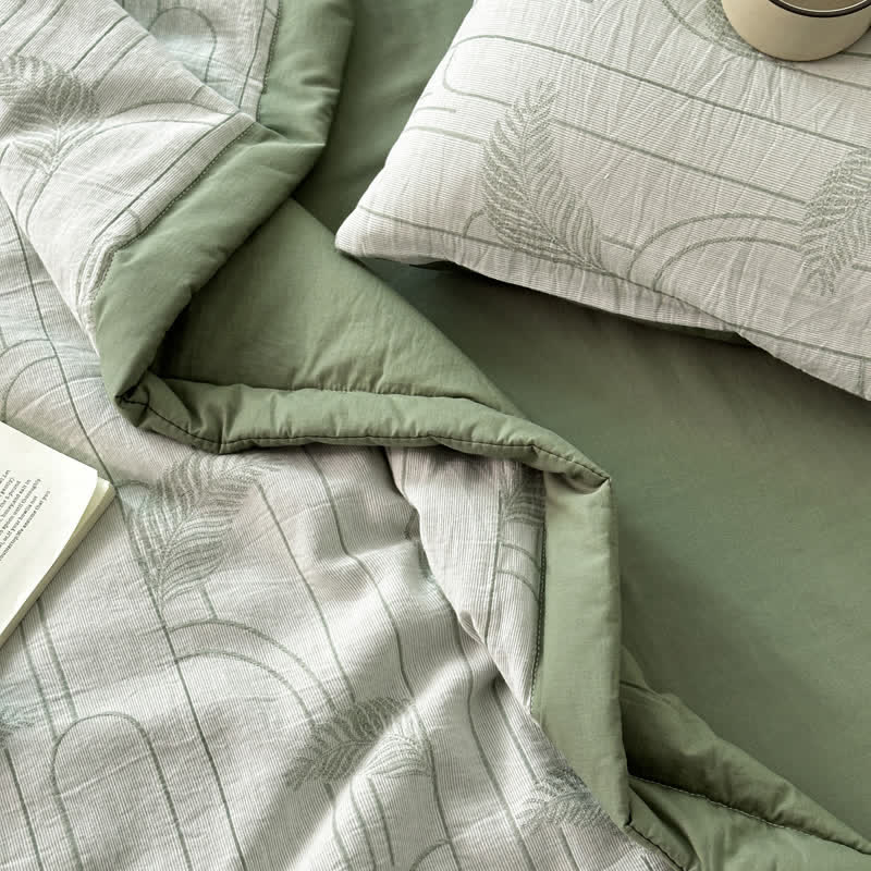 Cotton Gauze Bedding Set | Lightweight & Eco-Friendly | Full/Queen Options