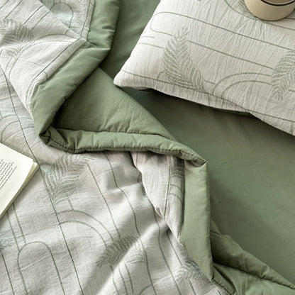 Cotton Gauze Bedding Set | Lightweight & Eco-Friendly | Full/Queen Options